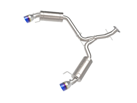 aFe POWER Takeda 06-13 Lexus IS250/IS350 SS Axle-Back Exhaust w/ Blue Flame Tips - 49-36055-L