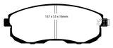 EBC 02 Infiniti G35 3.5 w/o DCS Bluestuff Front Brake Pads - DP51636NDX