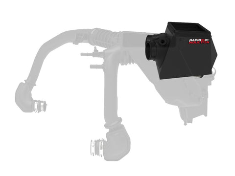 Rapid Induction Cold Air Intake System w/Pro Dry S Filter 19-20 Ford Edge V6 2.7L (tt) - 52-10003D