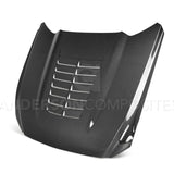 Anderson Composites 15-17 Ford Mustang (Excl. GT350/GT350R) Double Sided Type-GT5 Carbon Fiber Hood - AC-HD15FDMU-GT5-DS