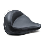 Mustang 05-17 Harley Deluxe (With Standard Rack) Harley Wide Touring Solo Seat - Black - 76232