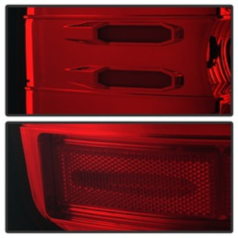 Spyder Chevy Silverado 2016-2017 Light Bar LED Tail Lights - Red Clear ALT-YD-CS16-LED-RC - 5083753