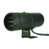 Autometer Tachometer 0-9000 RPM Carbon Fiber Pro-Stock Pedestal w/ Super Lite & Peak Mem 5in (127mm) - 6835