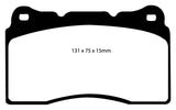 EBC 17-21 Honda Civic Type-R (FK8) Yellowstuff Front Brake Pads - DP41210R