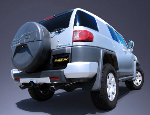 Gibson 07-14 Toyota FJ Cruiser Base 4.0L 2.5in Cat-Back Dual Split Exhaust - Stainless - 618808