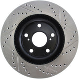StopTech 07-09 Lexus ES 250/ES 300/ ES330/ES350 SportStop Slotted & Drilled Right Front Rotor - 127.44146R