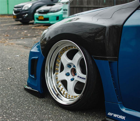 Seibon 08-10 Subaru Impreza STi 10mm Wider Carbon Fiber Fenders - FF0809SBIMPSTI