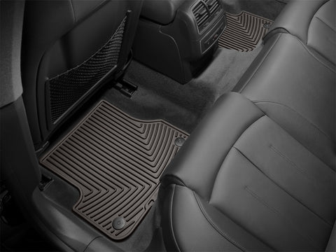 WeatherTech 2012+ Audi A6/S6 Rear Rubber Mats - Cocoa - W301CO