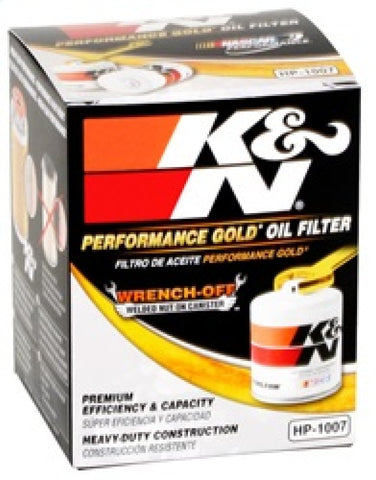 K&N Buick / Chevrolet / Oldsmobile Performance Gold Oil Filter - HP-1007