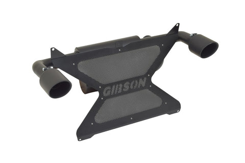 Gibson 17-20 Can-Am Maverick X3 Turbo Base 2.25in Dual Exhaust - Black Ceramic - 98034