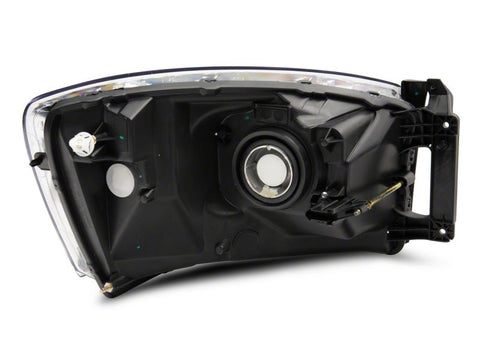 Raxiom 06-08 Dodge RAM 1500 Axial Series OEM Style Rep Headlights- Chrome Housing (Clear Lens) - R118012