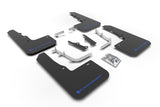 Rally Armor 20-22 Hyundai Venue Black Mud Flap Blue Logo - MF65-UR-BLK/BL