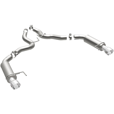 MagnaFlow Axle Back, SS, 3in, Competition, Dual Split Polished 4.5in Tip 2015 Ford Mustang GT V8 5.0 - 19103