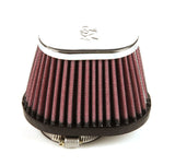 K&N 1-3/4in FLG 4 X 2-7/8in B 3 X 2in T 2-3/4in L Universal Clamp-On Air Filter - RC-2450