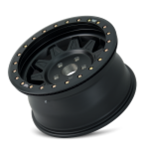 Dirty Life 9302 Roadkill 17x9/8x170 BP/-14mm Offset/130.8mm Hub Matte Black Wheel - Beadlock - 9302-7970MB14