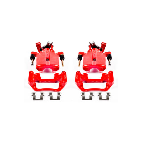 Power Stop 05-08 Chevrolet Cobalt Rear Red Calipers w/Brackets - Pair - S4892