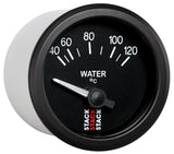 Autometer 52mm Stack Instruments 40-120 Degree C Electric Water Temperature Gauge - Black - ST3207