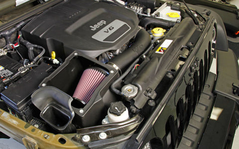 K&N 2012-2016 Jeep Wrangler V6 3.6L Aircharger Performance Intake - 63-1573
