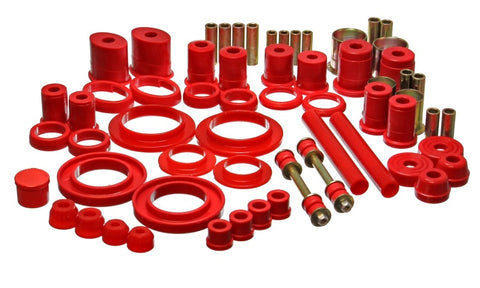 Energy Suspension 99-04 Ford Mustang Red Hyper-flex Master Bushing Set - 4.18121R
