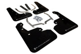 Rally Armor 17-23 Subaru Impreza 4D/5D Black UR Mud Flap w/Silver Logo - MF45-UR-BLK/SIL