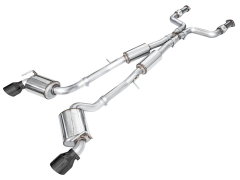 AWE Tuning 2023 Nissan Z RZ34 RWD Touring Edition Cat-Back Exhaust System w/ Diamond Black Tips - 3015-33400