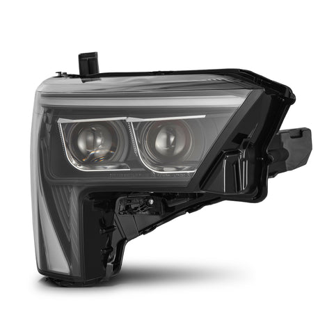 AlphaRex 22-23 Toyota Tundra LUXX-Series Headlights Black w/White DRL - Req 810029 OR 810030 - 880864