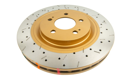 DBA 01-11 Lotus Elise/Exige S2 Front/Rear T3 4000 Series Drilled & Slotted Rotor - 42355XS