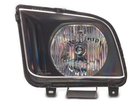 Raxiom 05-09 Ford Mustang Axial Series OEM Style Rep Headlights- Chrome Housing (Clear Lens) - 413414