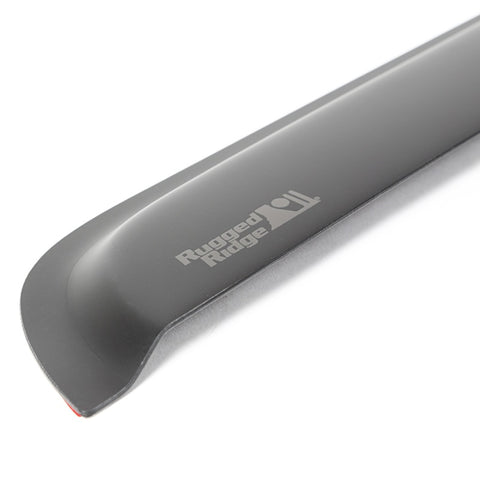 Rugged Ridge Rear Window Visors Black 09-14 Ram 1500 Quad - 81349.84