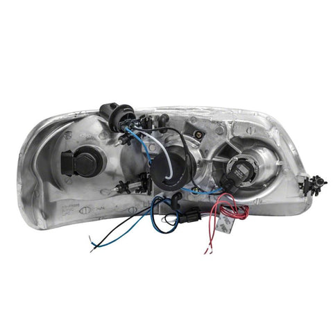 Raxiom 97-03 Ford F-150 LED Halo Projector Headlights- Chrome Housing (Clear Lens) - T542860