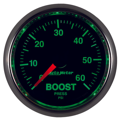 Autometer GS 52mm 0-60 psi Mechanical Boost Gauge - 3805
