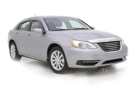 AVS 11-14 Chrysler 200 Aeroskin Low Profile Hood Shield - Chrome - 620037