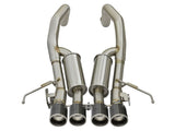 aFe MACHForce XP 3in -2 1/2in Axle Back SS Exhaust w/Carbon Fiber Tips 14-17 Chevy Corvette V8 6.2L - 49-34056-C