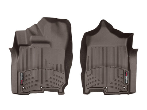 WeatherTech 2016+ Nissan Titan XD Front FloorLiner - Cocoa - 479081