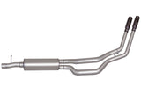 Gibson 11-16 Ford F-250 Super Duty XL 6.2L 2.5in Cat-Back Dual Sport Exhaust - Stainless - 69127