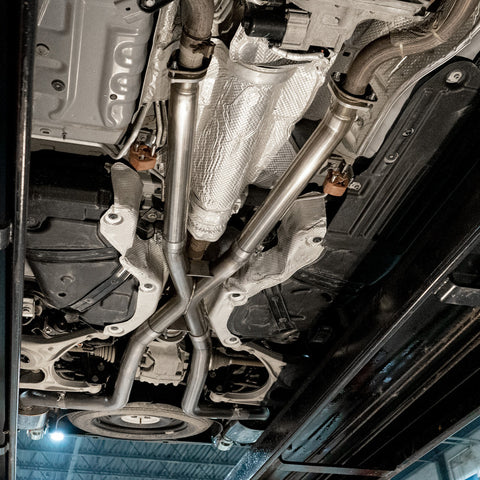 Stainless Works 11-20 Dodge Durango 5.7L 3in Redline Catback w/4in Polished Tips - DUR11CBR