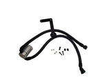 J&amp;L 2011-2024 Ford F-150 2.7L/3.5L/5.0L Passenger Side Oil Separator 3.0 - Clear Anodized - 3016P-C