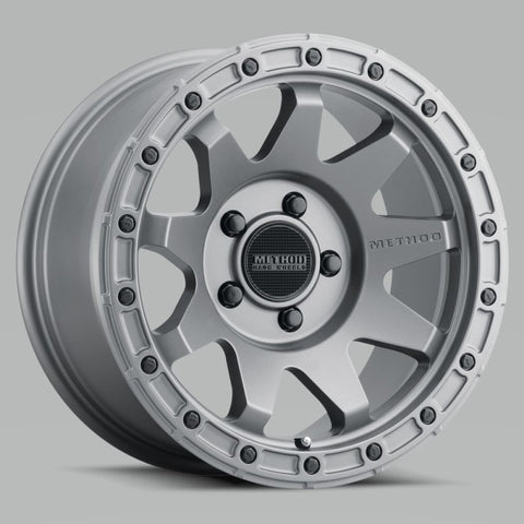 Method MR317 20x9 +18mm Offset 5x150 110.5mm CB Matte Titanium Wheel - MR31729058818