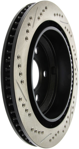 StopTech 98-02 Chevrolet Camaro / Pontiac Firebird/Trans Am Slotted & Drilled Rear Left Rotor - 127.62065L