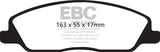 EBC 10-14 Ford Mustang 3.7 Redstuff Front Brake Pads - DP31869C