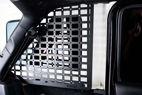 DV8 Offroad 2018+ Jeep Wrangler Rear Window Molle Panels - MPJL-01