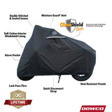Dowco Kawasaki Z125,Honda Grom, Honda Monkey WeatherAll Plus Motorcycle Cover - Black - 51096-00