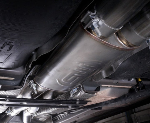 Stainless Works 2008-09 Pontiac G8 GT 3in Catback Systemt X-Pipe Turbo Chambered Muffler 3.5in Tips - PG8CBFC