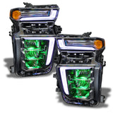 Oracle 20-21 Chevy Silverado HD 2500RGB Headlight Demon Eye Kit - w/o Controller - 1453-334