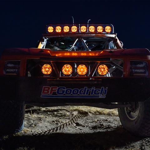 Rigid Industries 360-Series Laser 6in Amber PRO Amber Backlight - 36212
