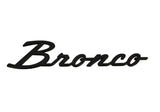 Ford Racing 21-24 Bronco Classic Script Fender Badge Kit - Gloss Black - M-1447-BSGS