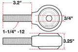 SPC Performance xAxis Rod End Ball Joint - 15751