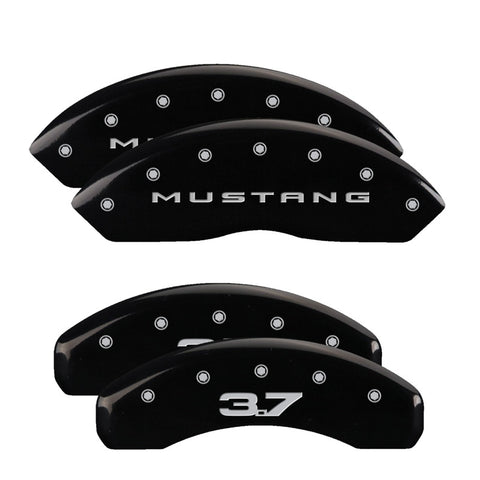 MGP Rear set 2 Caliper Covers Engraved Rear Tiffany Snake Yellow finish black ch - 10203RSNKYL