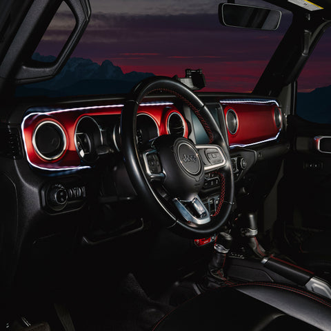 ORACLE Lighting Jeep Wrangler JL / Gladiator JT ColorSHIFT Fiber Optic LED Interior Kit - 4236-333
