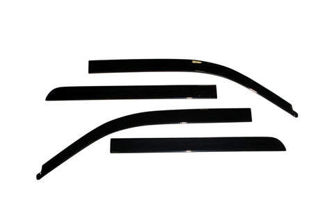 AVS 09-14 Ford F-150 Supercrew Ventvisor Low Profile Deflectors 4pc - Smoke - 894011